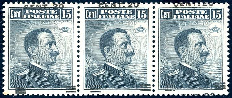 1916 - 20 cent. su 15 cent. ... 