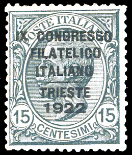 1922 - 15 cent. Congresso ... 