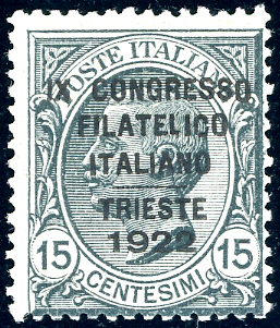 1922 - 15 cent. Congresso ... 