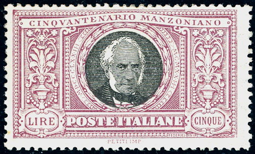 1923 - 5 lire Manzoni (156), ... 
