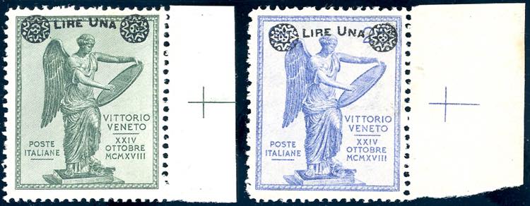 1924 - 1 lira su 5 cent. e 1 lira ... 