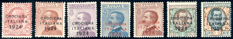 1924 - Crociera Italiana, serie ... 