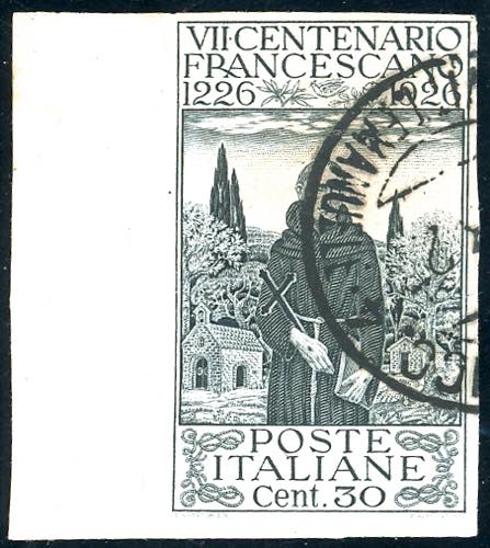 1926 - 30 cent. San Francesco, non ... 