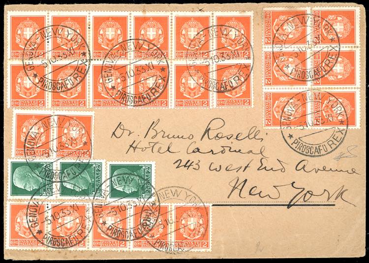 1933 - 2 cent., 25 esemplari, 25 ... 