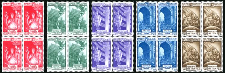 1935 - Milizia IV emissione, serie ... 