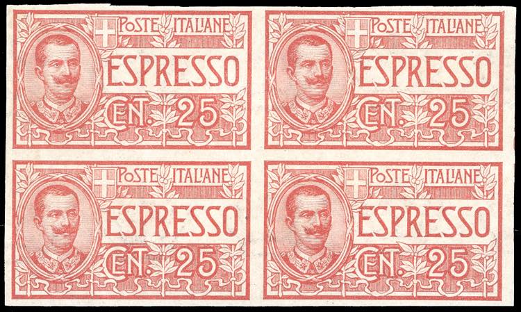 1903 - 25 cent., non dentellato ... 