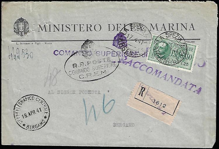 1941 - 1,25 lire espresso (15), ... 