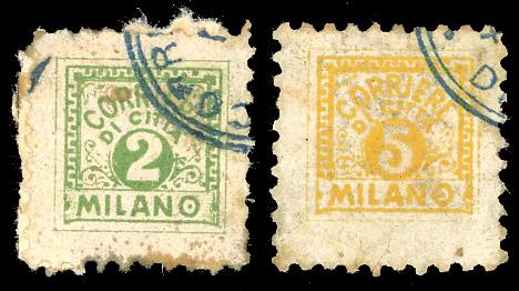 CORRIERI DI CITTA 1897 - 2 cent. ... 