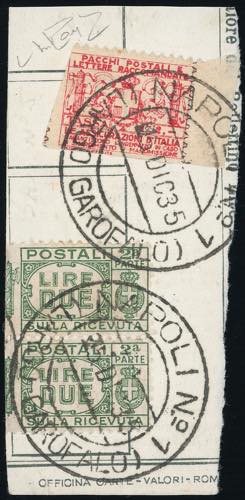 1935 - 2 lire rosso, Assicurazioni ... 