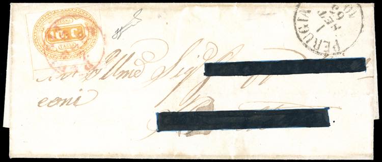 1863 - 10 cent. giallo (1), ... 