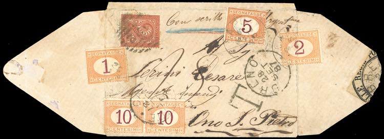 1887 - 1 cent., 2 cent., 5 cent., ... 