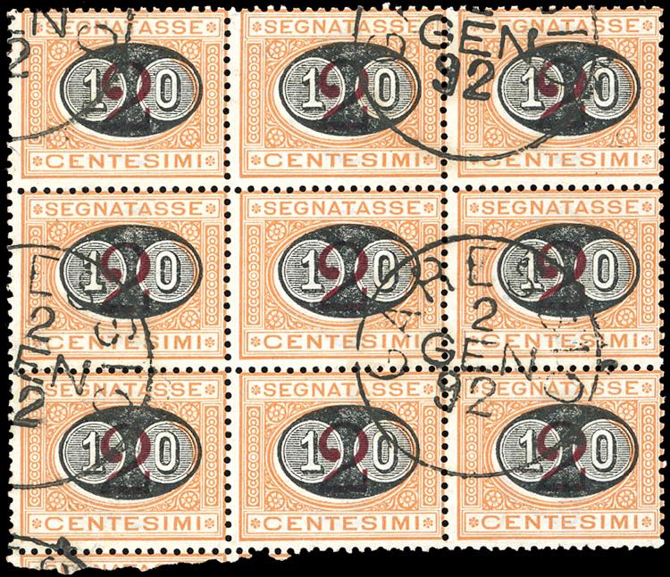 1891 - 10 cent. su 2 cent. ... 