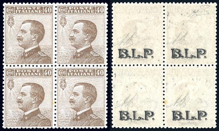 1922/23 - 40 cent. soprastampa BLP ... 