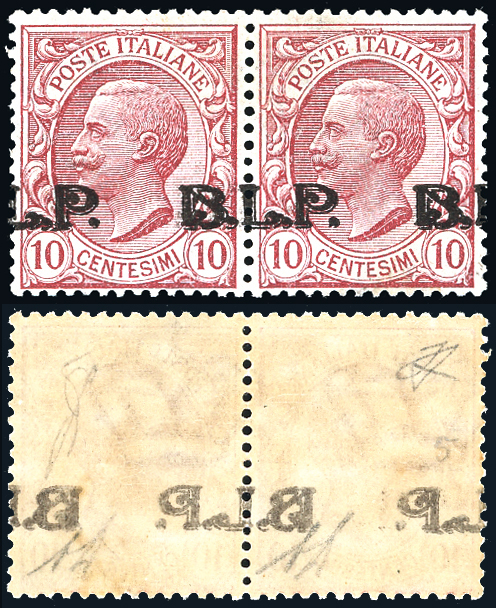 1923 - 10 cent. soprastampa BLP ... 