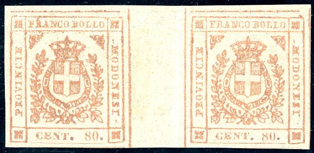 1859 - 80 cent. bistro, coppia ... 