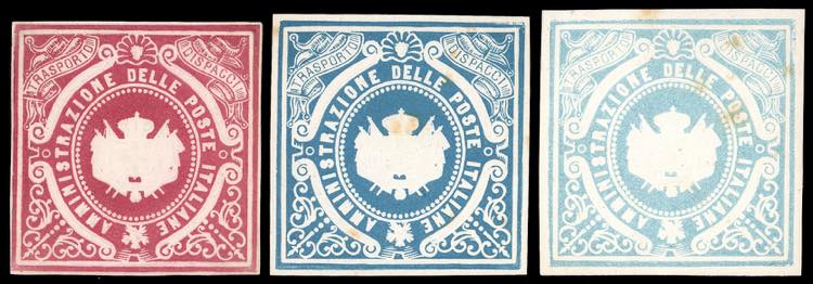 1863 - Suggello gommato delle ... 