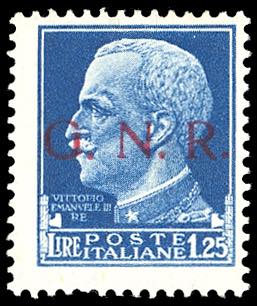1943 - 1,25 lire soprastampa ... 