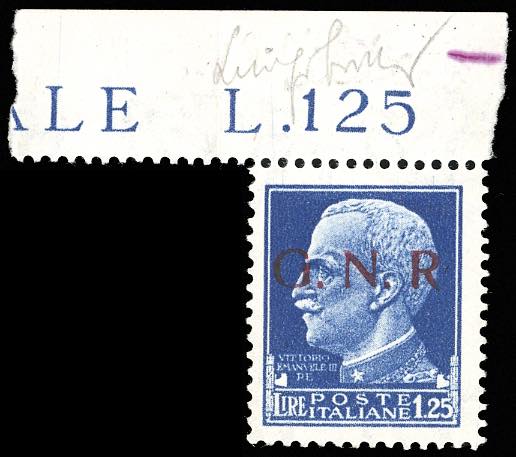 1943 - 1,25 lire soprastampa ... 