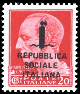 1944 - 20 cent. carminio ... 