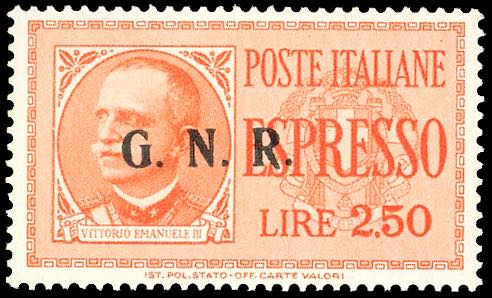1943 - 2,50 lire soprastampa ... 