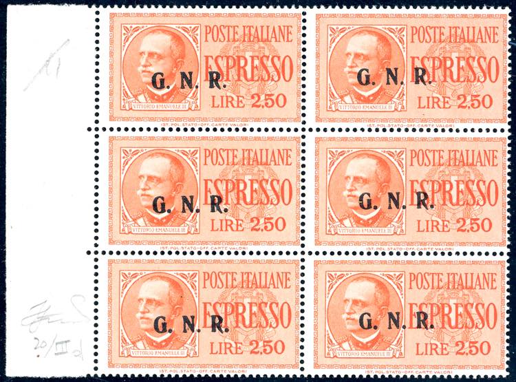 1943 - 2,50 lire soprastampa ... 