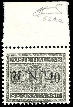 1944 - 40 cent. soprastampa G.N.R. ... 