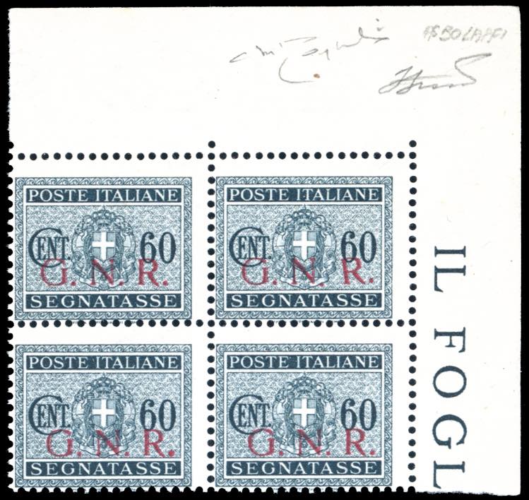 1943 - 60 cent., soprastampa ... 