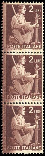 1945 - 2 lire Democratica (552), ... 
