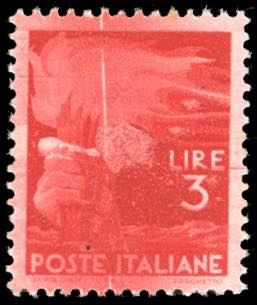 1945 - 3 lire Democratica (553), ... 