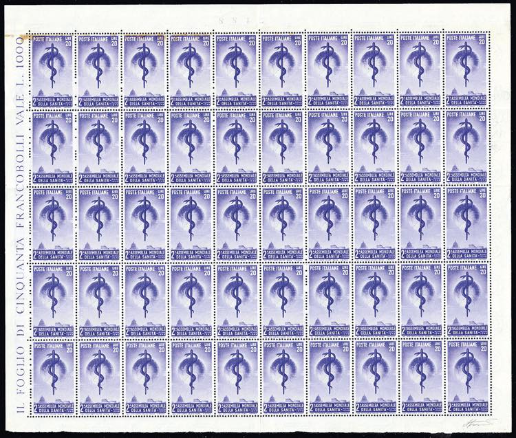 1949 - 20 lire Sanità (607), ... 