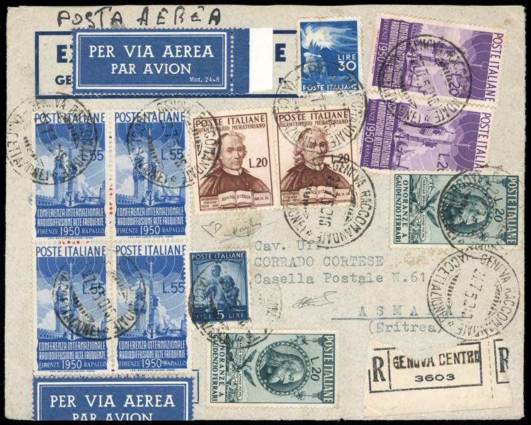 1950 - 55 lire Radiodiffusione, ... 