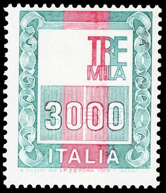1979 - 3.000 lire Alti valori, ... 