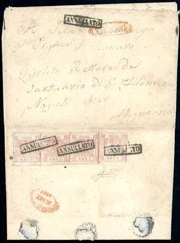 1858 - 1 grano rosa chiaro, I ... 