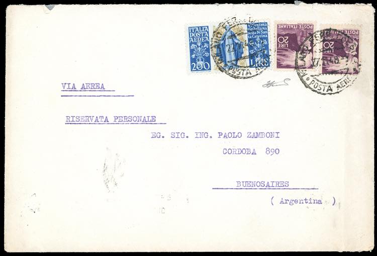 1948 - 200 lire Santa Caterina e ... 