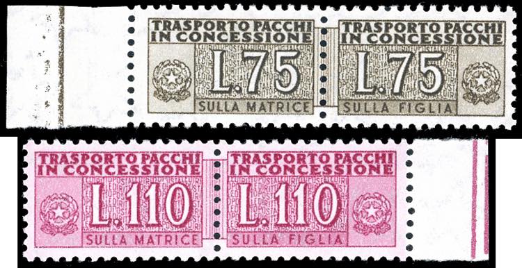 1955 - 75 lire e 110 lire ... 