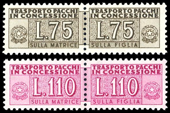 1955 - 75 lire e 110 lire, ... 