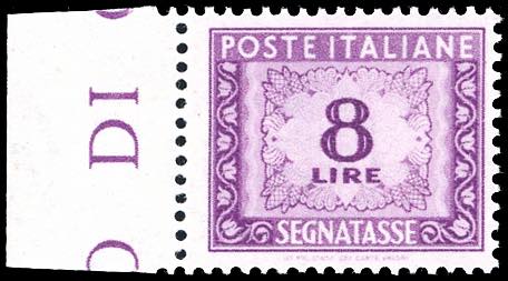 1947 - 8 lire filigrana ruota I ... 