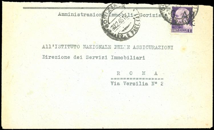 1946 - 1 lira, soprastampa ... 