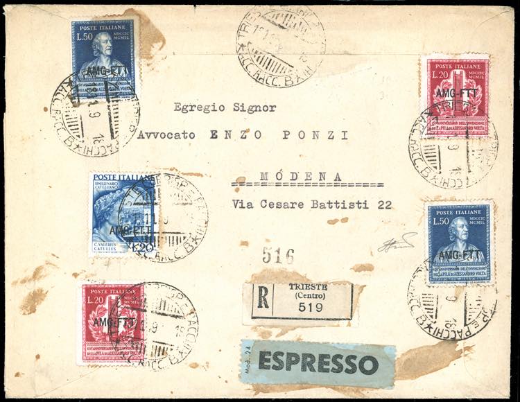 1949 - Volta, due serie complete, ... 