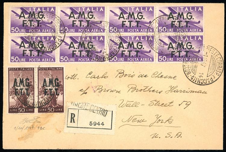 POSTA AEREA 1947 - 50 lire ... 