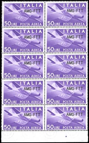 POSTA AEREA 1954 - 50 lire, nuovo ... 