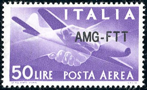 POSTA AEREA 1954 - 50 lire, nuovo ... 