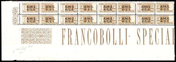 PACCHI POSTALI 1947 - 1 lira, ... 