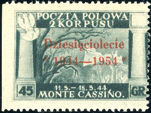 GOVERNO DI LONDRA 1954 - 45 g. ... 