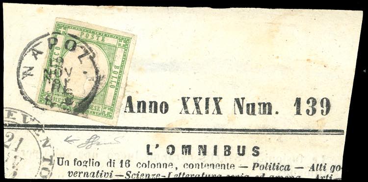 1861 - 1/2 tornese verde (17), ... 