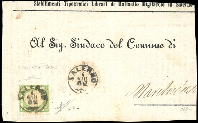 1862 - 1/2 tornese verde oliva ... 