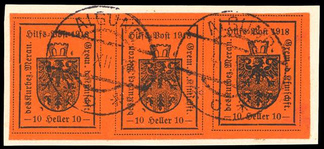 MERANO 1918 - 10 h. arancio, IV ... 