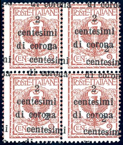 TRENTO E TRIESTE 1919 - 2 cent. su ... 