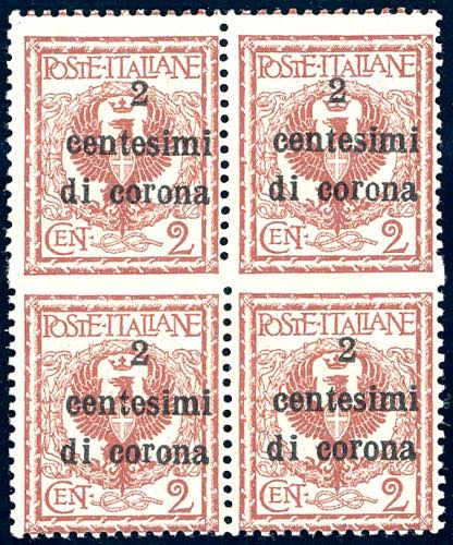 TRENTO E TRIESTE 1919 - 2 cent. su ... 