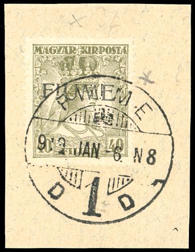 FIUME 1918 - 40 f. Zita, ... 